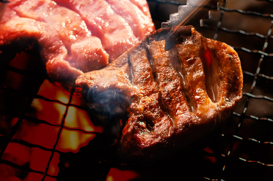 タン焼きシーン